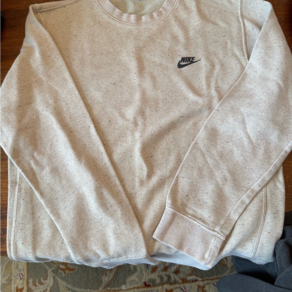 Nike Men's Cream Sweater